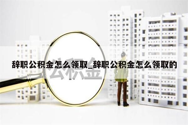 辞职公积金怎么领取_辞职公积金怎么领取的